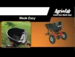 Agri-Fab 130 lb Tow Spreader for Tractor & ATV - Seed, Fertilizer & Ice Melt - 12 ft Spread, Pneumatic Tires - Image 5