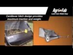 Agri-Fab 42" Tow Behind Lawn Sweeper - 12 cu. ft. Hopper, Stamped Steel Housing, 4-Brush Leaf Collector, Fits Lawn Tractors, Model 45-0320 - Image 5