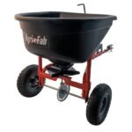 Agri-Fab 110 lb Tow Broadcast Spreader for Lawn Tractor – Poly Hopper Fertilizer & Grass Seeder
