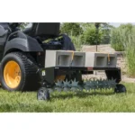 Agri-Fab 40" Tow Behind Spike Aerator - 10 Galvanized Spike Disks, 100 lb Weight Tray, 2.5" Penetration Depth, Folding Hitch, Model 45-0544 - Image 4