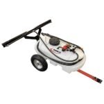 Fimco 15 Gal Lawn & Garden Trailer Sprayer - 12V Diaphragm Pump, 2-Nozzle Boom, Handgun, 80" Coverage, Poly Tank