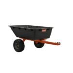 Agri-Fab 18 cu. ft. ATV Poly Swivel Cart - 1000 lb Capacity Dump Cart, 56° Dump, 100° Swivel