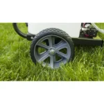 Agri-Fab 6 Gallon Push Sprayer - Battery Powered Electric Sprayer, 40 psi Pump, Flat-Free Tires, 10 ft Hose, Translucent Tank, Lawn & Garden Sprayer - Image 6