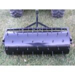 Field Tuff 36" Drum Spike Aerator - 78 Steel Spikes, 2.5" Penetration, 24 Gal Drum, Pin-Style Hitch for ATV/UTV