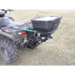 Field Tuff ATV Receiver Mount Spreader - 125 lb Capacity, 16 Gal Hopper, 12V, Fits 1.25" & 2" Receiver, Rain Cover - Image 2
