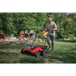 Craftsman 20V 15" Dethatcher/Scarifier – Brushless Motor, 3600 RPM, 14" Clearing Width, 50L Grass Bag, Tool-Less Change, Foldable - Image 6