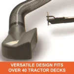 Agri-Fab 32 cu ft Chip-N-Vac Collection System - Tow-Behind Lawn Vacuum, 2" Chipping, Deck Adapter, 15" Pneumatic Tires - Image 2