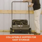 Agri-Fab 26" Push Lawn Sweeper Model 45-0218 - 7 cu. ft. Hopper, 4 Brushes, Lightweight, Collapsible - for Grass & Leaves - Image 5