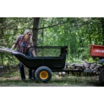 Polar HD1200 15 cu ft Poly Dump Trailer – 1200 lb Capacity, Tilt & Pivot Frame, Steel Frame - Image 4