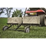 Agri-Fab 48" Tow Behind Dethatcher - 24 Spring Steel Tines, 70 lb Weight Tray, Thatch Remover for Lawn Tractors, Cantilever Handle, Model 45-0300 - Image 5