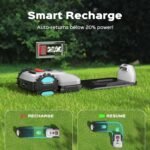 YARD CARE 2026 Robot Lawn Mower | App Control, Brushless Motor, Auto-Charging, Obstacle Detection, 0.8"-2.4" Cut, 1/8 Acre - Image 3