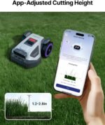 ANTHBOT M9 Robot Lawn Mower 1/4 Acre | Dual Vision+NRTK, No Perimeter Wire, App Control, 45% Slope, 1.2"-2.7" Cut, Multi-Zone - Image 4