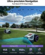 ANTHBOT M9 Robot Lawn Mower 1/4 Acre | Dual Vision+NRTK, No Perimeter Wire, App Control, 45% Slope, 1.2"-2.7" Cut, Multi-Zone - Image 7