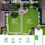 BESTMOW Robot Lawn Mower 1.5 Acre, RTK+4 Eye Vision Mapping, Ultra Quiet Self-Charging Robotic Mower, APP Control, Anti-Theft GPS - Image 4