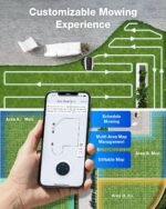 ECOVACS Goat O1000 LiDAR PRO Robot Lawn Mower, Wire-Free Mapping, AI Obstacle Avoidance, Smart Edge Mowing, App Control, 1/4 Acre - Image 4