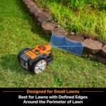 LawnMaster OcuMow MAX VBRM601YCM Wire-Free Robot Mower | Optical Navigation, Obstacle Avoidance, 3500 sq ft, 35% Slope, No App - Image 5