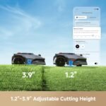 MOVA LiDAX Ultra 2000 Robot Lawn Mower 0.5 Acre | No Wire, No RTK, 360° 3D LiDAR+AI Vision, 45% Slope, 1.2"-3.9" Cut, 150 Zones - Image 6