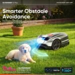 Sunseeker X3 Plus Robot Lawn Mower, Wire-Free 0.3 Acre, RTK + Vision AI Navigation, Obstacle Avoidance, Ride-on-Edge Cutting, App Control - Image 6